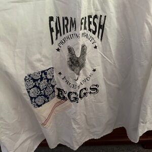 Womens 3X tunic length button down shirt